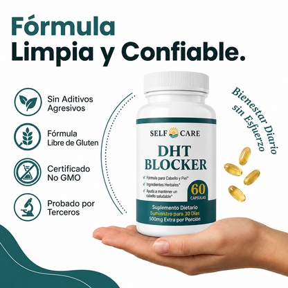 SELF CARE DHT BLOCKER | Menos caída. Más crecimiento. Cabello más fuerte.